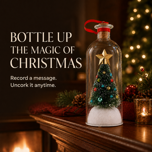 ❤️Capture Their Voice Forever  —Record-a-Message Christmas Tree