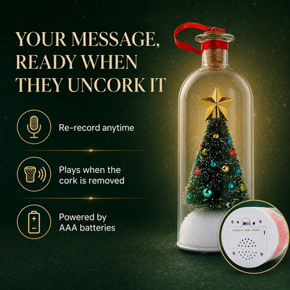 ❤️Capture Their Voice Forever  —Record-a-Message Christmas Tree