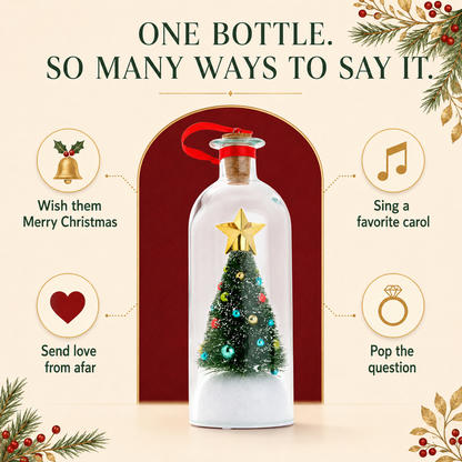 ❤️Capture Their Voice Forever  —Record-a-Message Christmas Tree