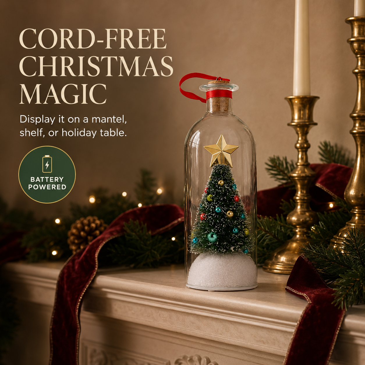 ❤️Capture Their Voice Forever  —Record-a-Message Christmas Tree