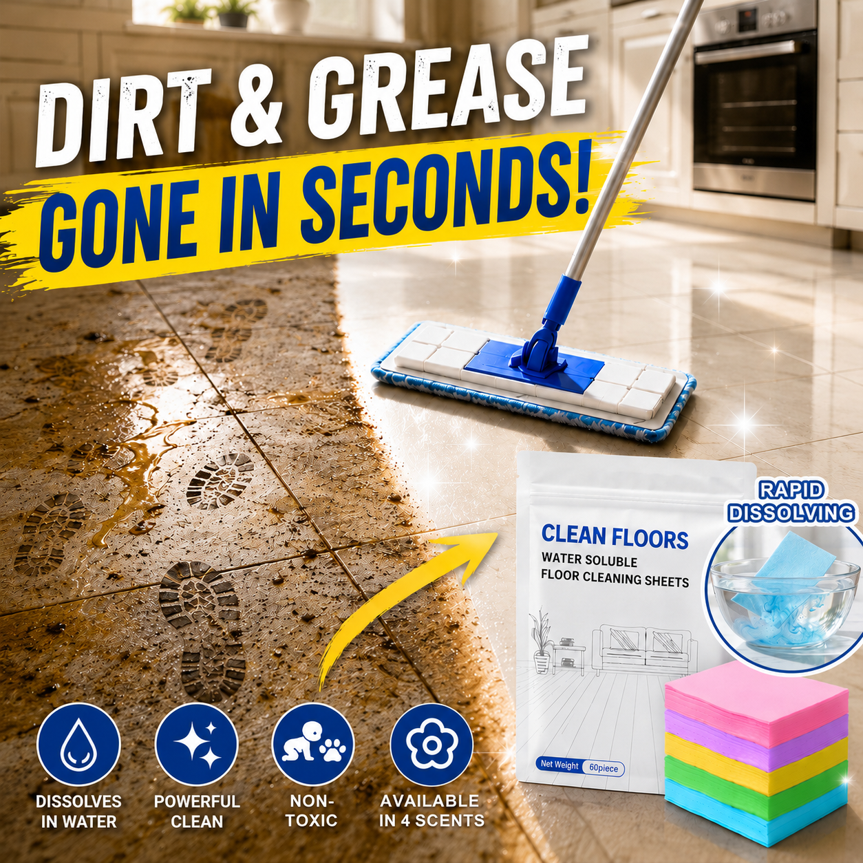 4-in-1 Cleaning Sheets