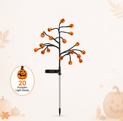 🎃 Pumpkin Solar Stake Lights  – Halloween Outdoor Yard Decor