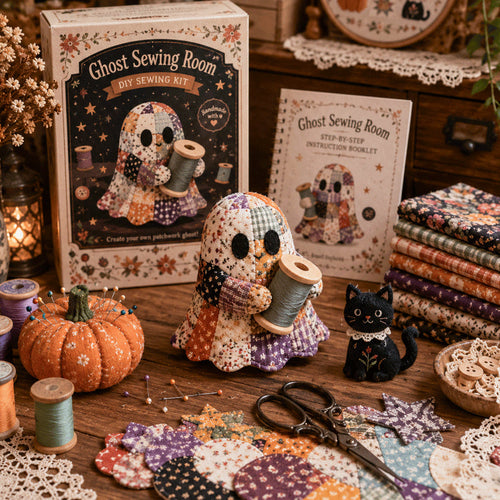 🔥 Limited-Time 36% Off — 👻 Stitch a Little Halloween Magic | Cozy Ghost DIY Kit