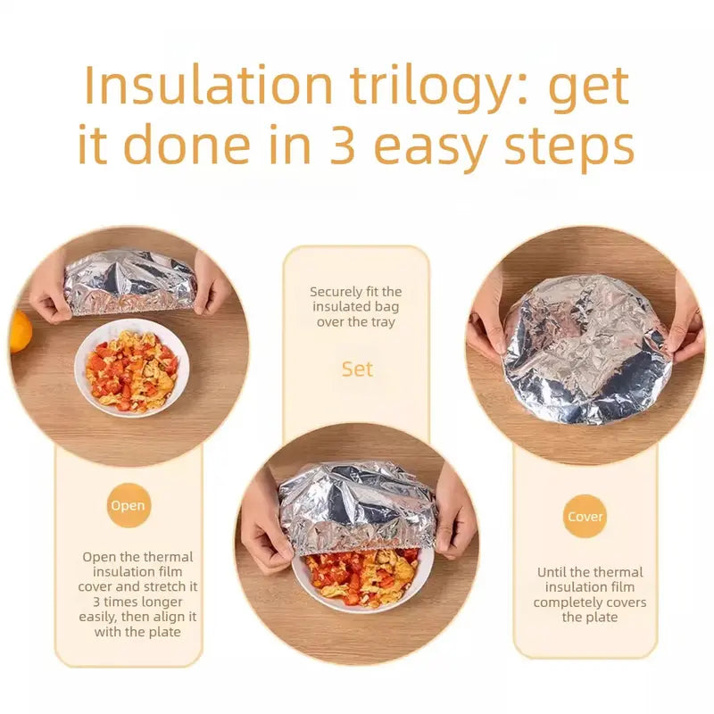 ⭐Stop Fighting Plastic Wrap — Cover Meals in Seconds (Copy)