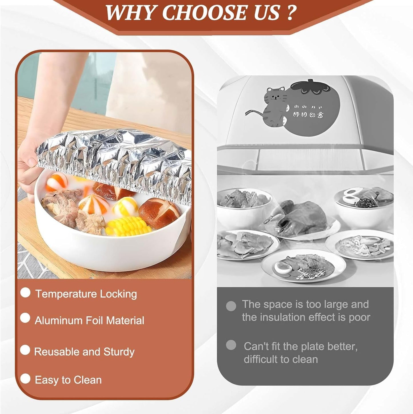 ⭐Stop Fighting Plastic Wrap — Cover Meals in Seconds (Copy)