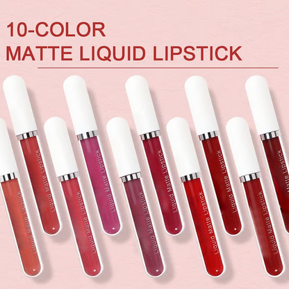 ❤️10Pcs Liquid Matte Matt Lipstick Set