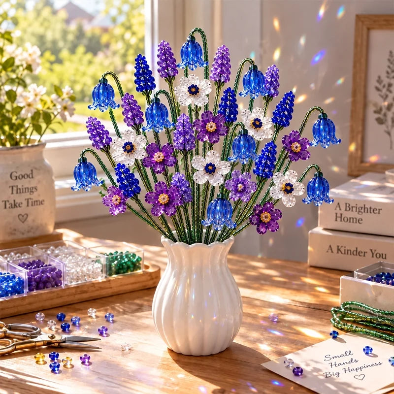 DIY Beaded Wildflower Bouquet Craft Kit
