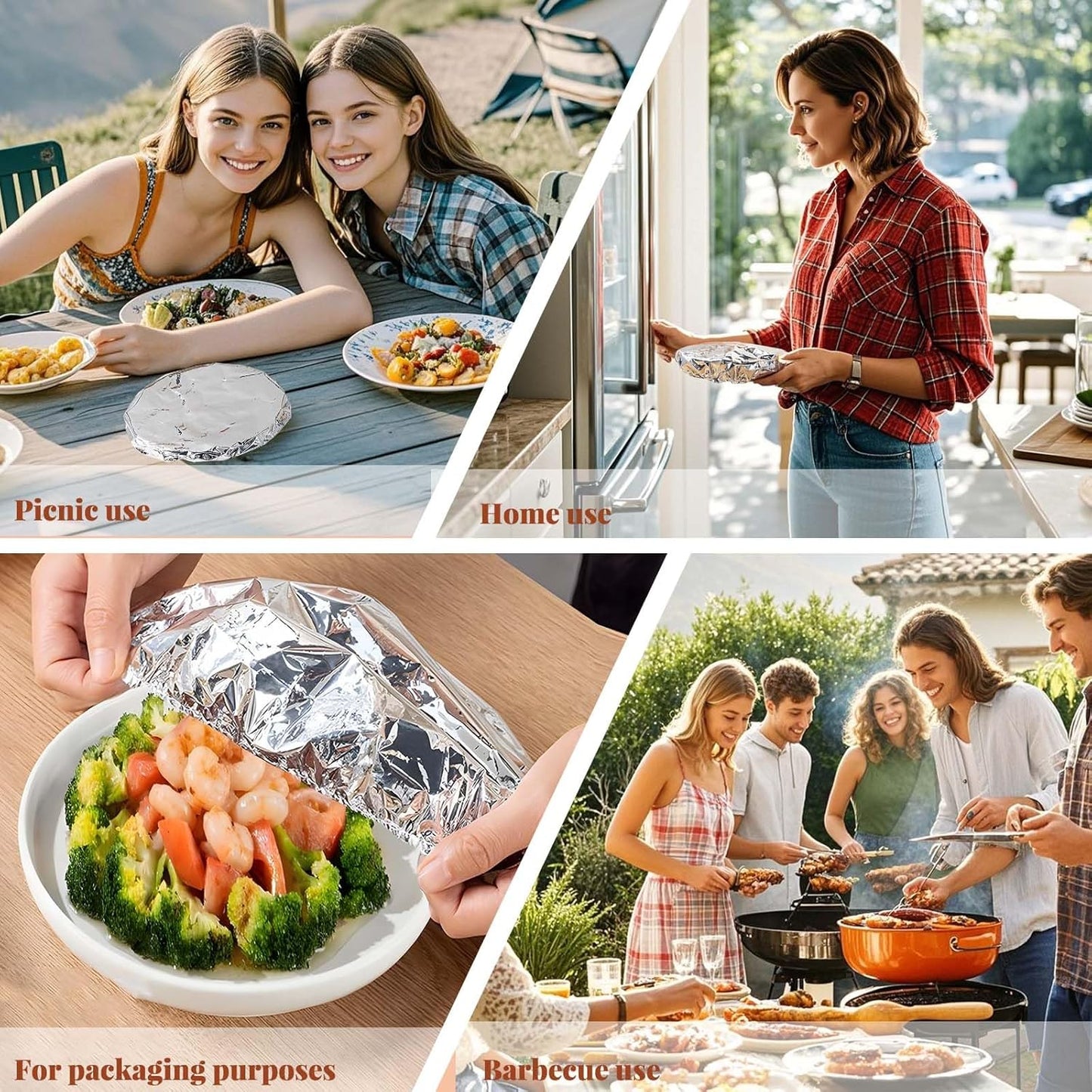 ⭐Stop Fighting Plastic Wrap — Cover Meals in Seconds (Copy)