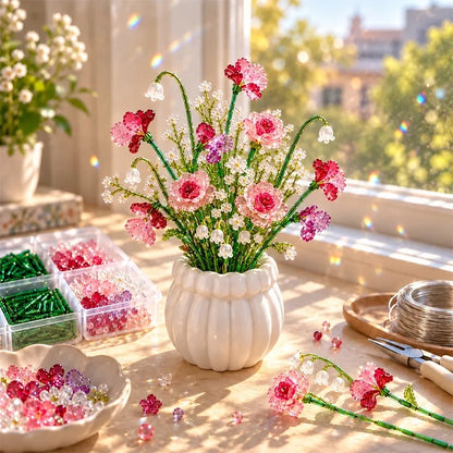 DIY Beaded Wildflower Bouquet Craft Kit