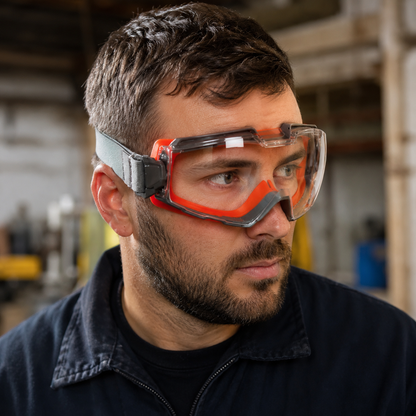 ⭐Splash-proof protective goggles