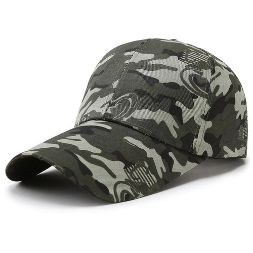 Outdoor camouflage baseball cap