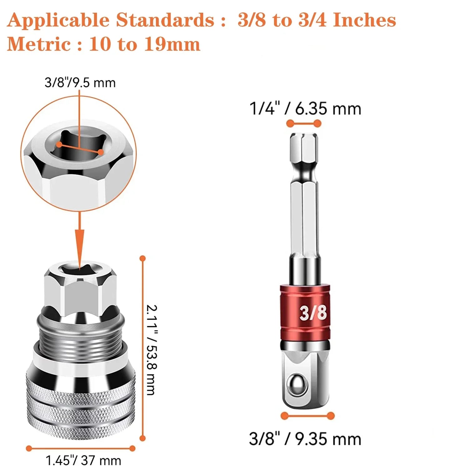 ⭐Multifunctional Drive Wrench Tool