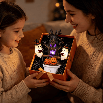 🔥HOT SALE 46% OFF-🎃👻Animated Seesaw Ghost Plug In LED Night Light