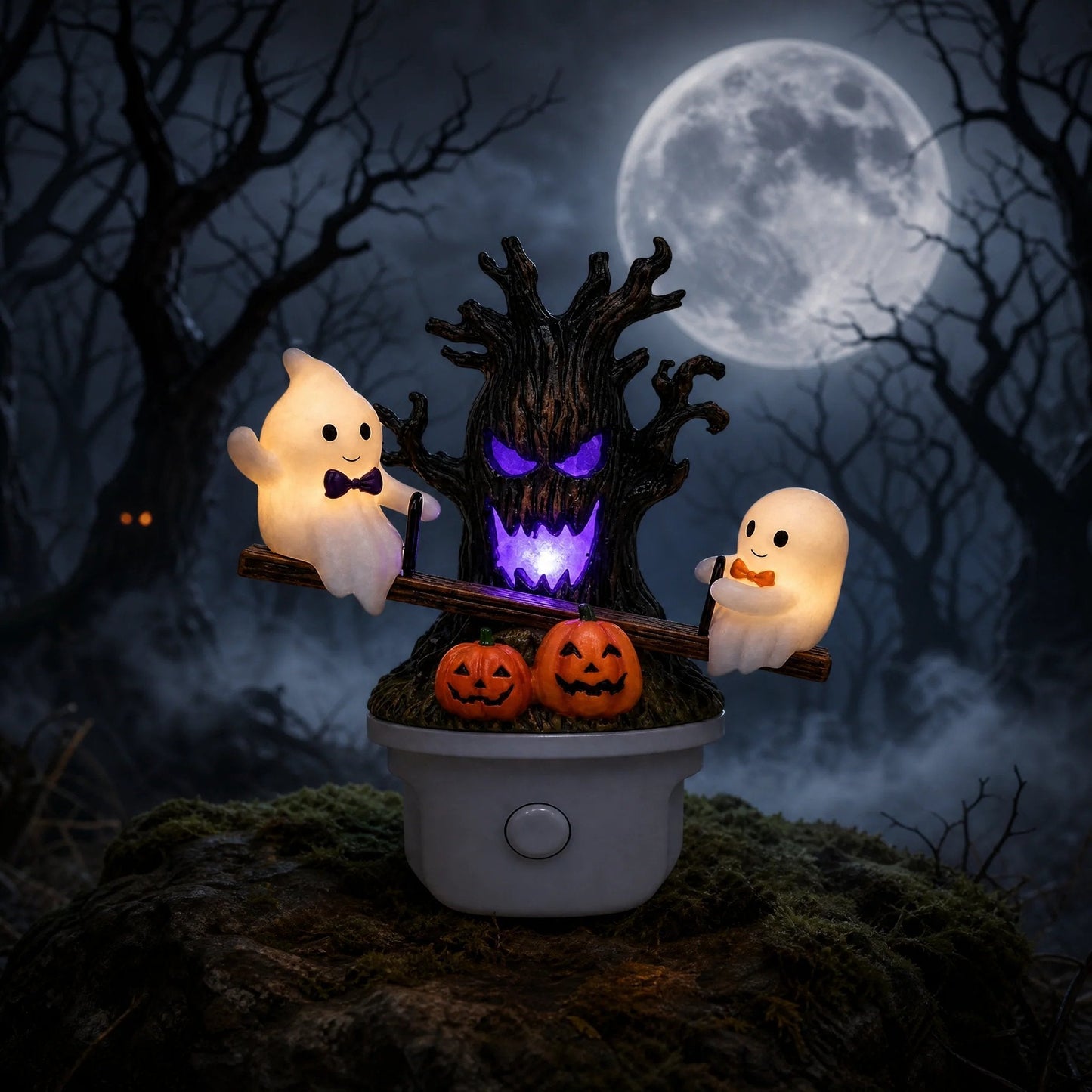 🔥HOT SALE 46% OFF-🎃👻Animated Seesaw Ghost Plug In LED Night Light