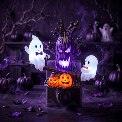 🔥HOT SALE 46% OFF-🎃👻Animated Seesaw Ghost Plug In LED Night Light