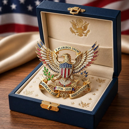 🦀🦀US 250th Anniversary Brooch Pin(with box） (Copy)