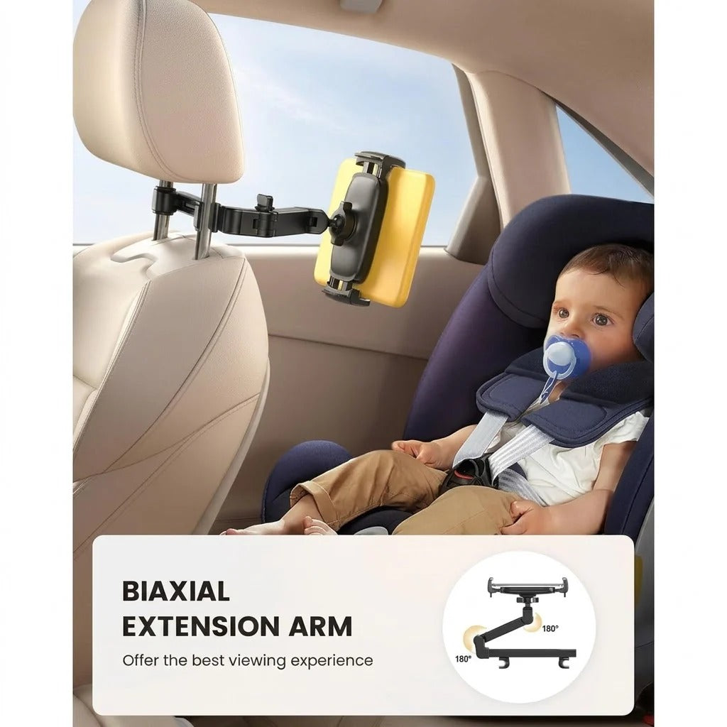 360° Rotating Extendable Backseat Tablet Mount