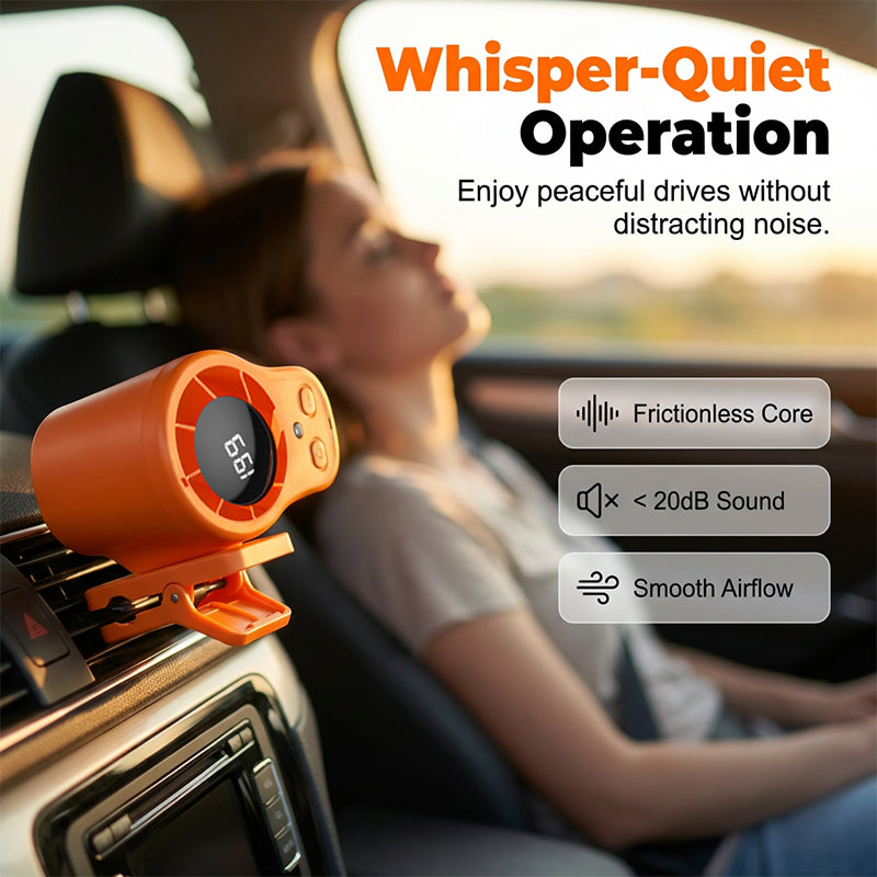 🔥Summer Bestsellers:ONLY ￡9.99!!🔥Hands-Free Personal Cooling Fan with LED Display1
