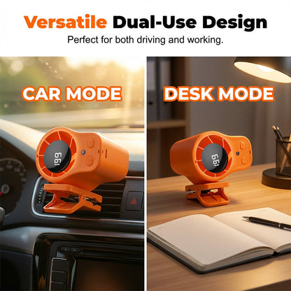 🔥Summer Bestsellers:ONLY ￡9.99!!🔥Hands-Free Personal Cooling Fan with LED Display1