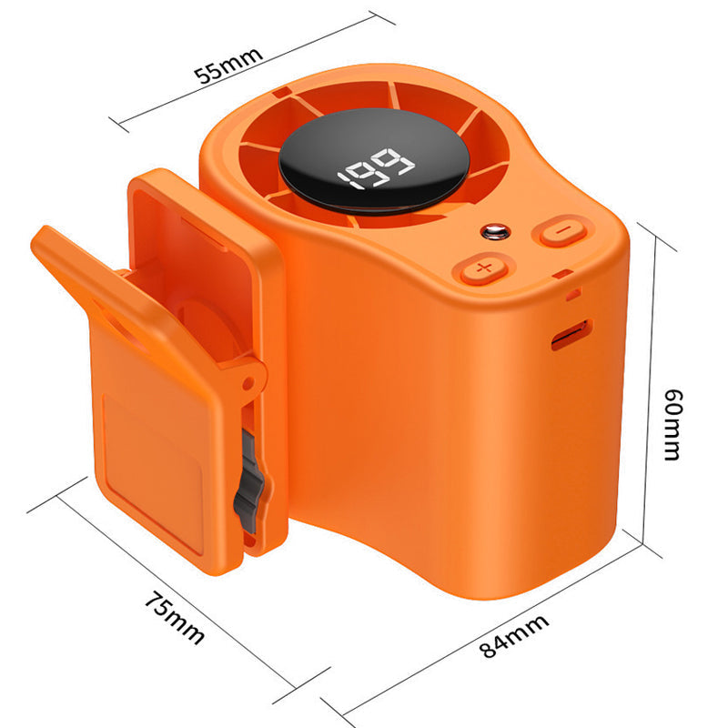 🔥Summer Bestsellers:ONLY ￡9.99!!🔥Hands-Free Personal Cooling Fan with LED Display1
